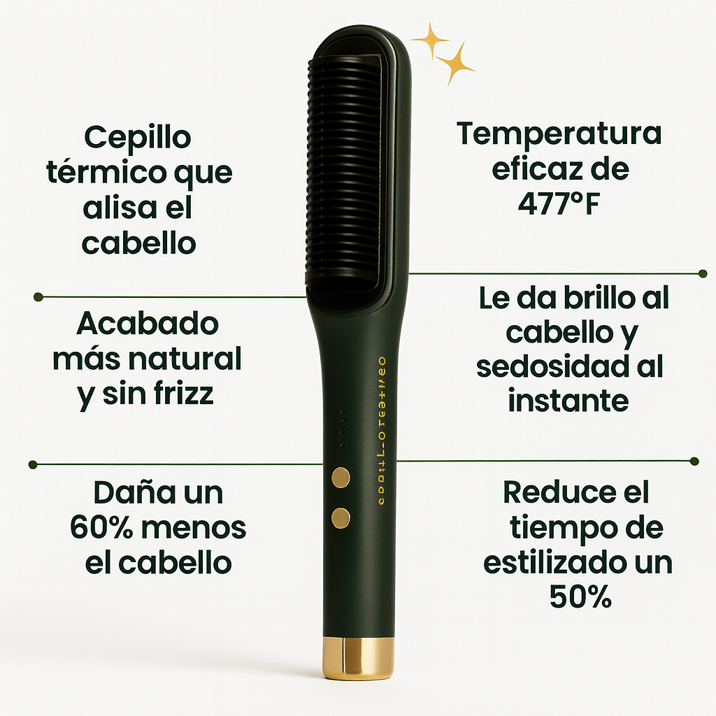 Cepillo Alisador 3 en 1