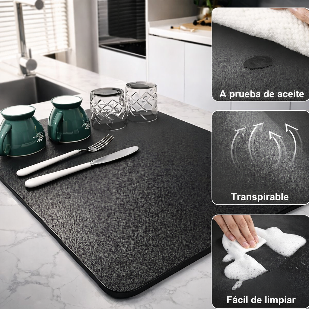 Alfombra para Platos Súper Absorbente