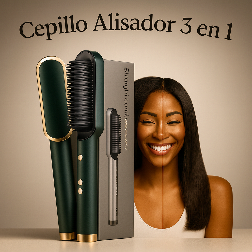 Cepillo Alisador 3 en 1
