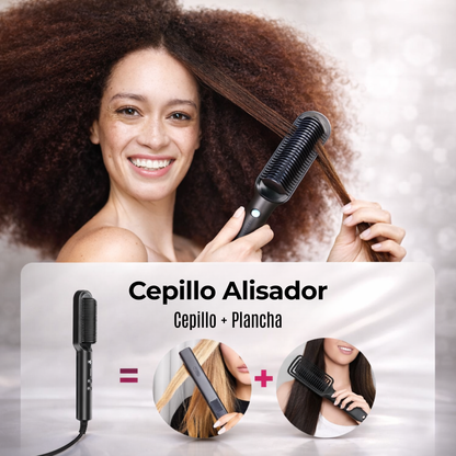 Cepillo Alisador 2 en 1